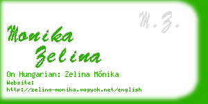 monika zelina business card